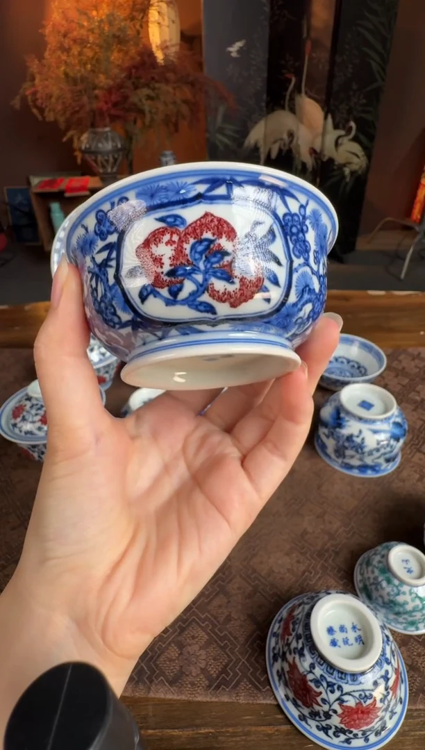 杯子永明尚玩三多尊杯