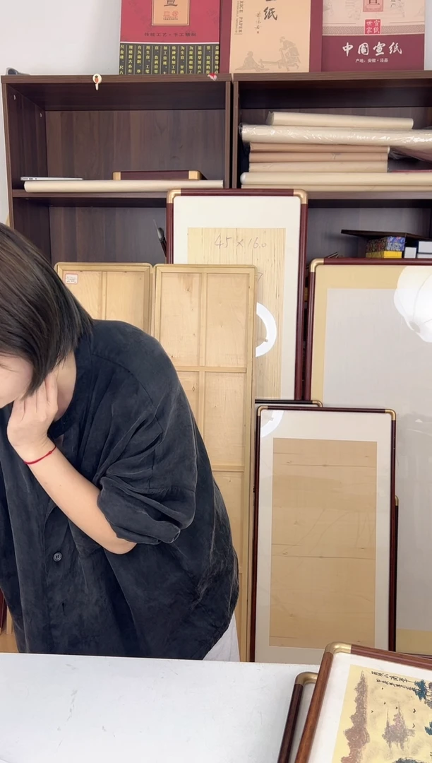 西**资50个  33的花梨木色画框
