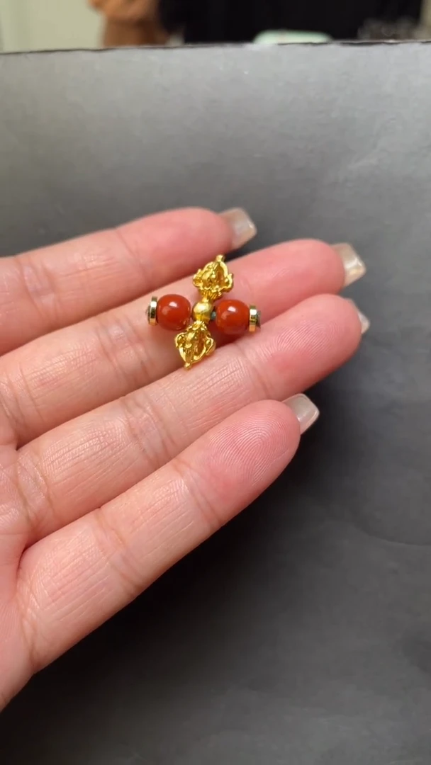 南红玛瑙9未镶嵌配饰---6+