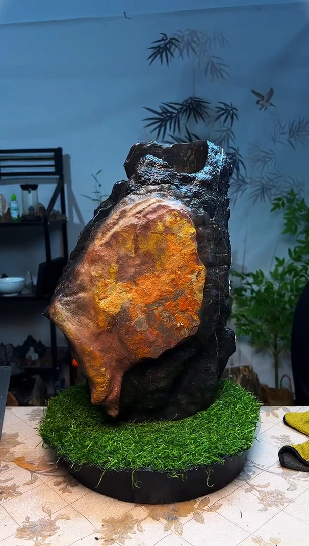 石头天然灵璧石悬崖桩