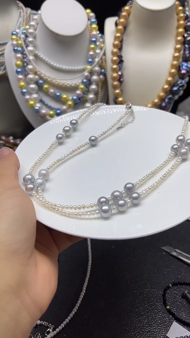 颈饰未镶嵌淡水珍珠人多人