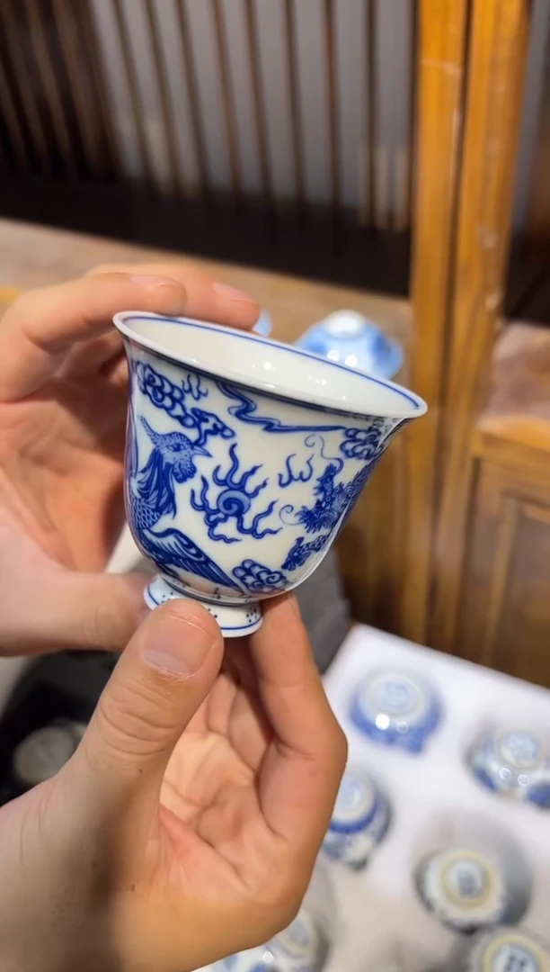 瓷片景德镇瓷器茶器茶杯