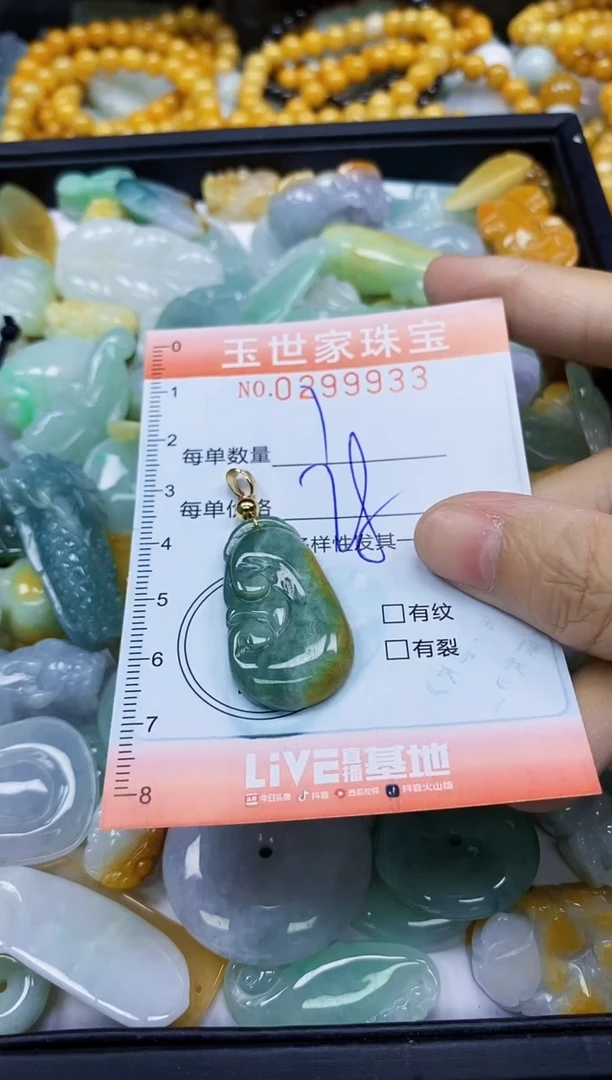 翡翠未镶嵌颈饰闪购0299933