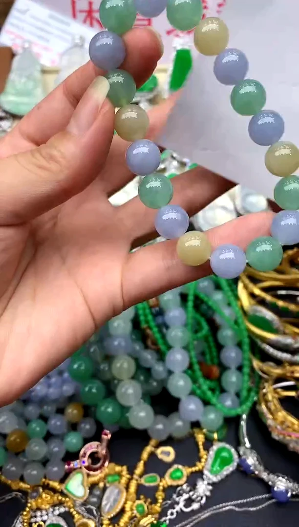 未镶嵌手串翡翠521-中国好珍宝