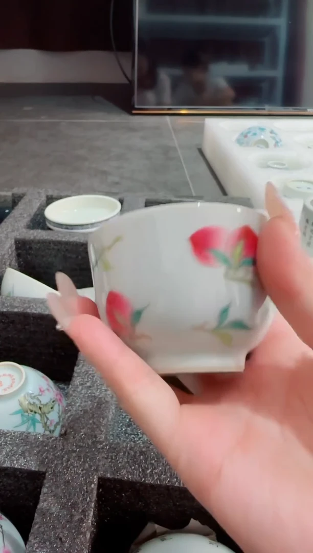 瓷片景德镇瓷器茶器茶杯
