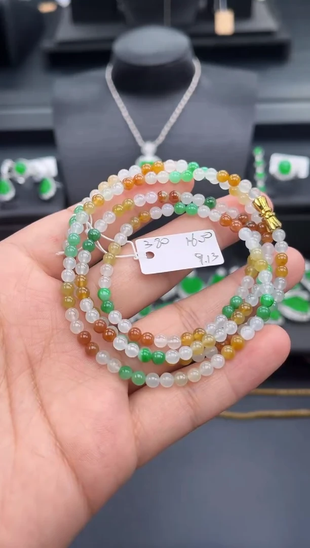 合金手串翡翠多人