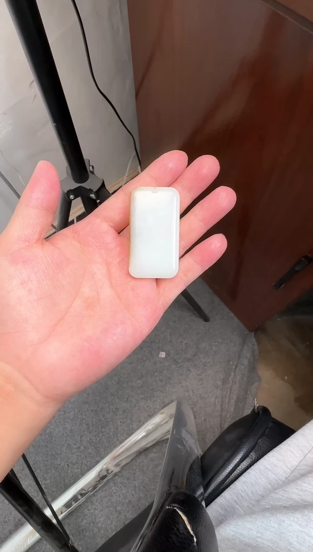 和田玉未镶嵌吊坠(不含链)金山糖白无事牌挂件（产地直发）