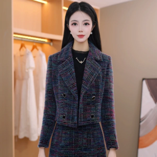 新款气质高级感轻奢修身显瘦两件套M-4XL