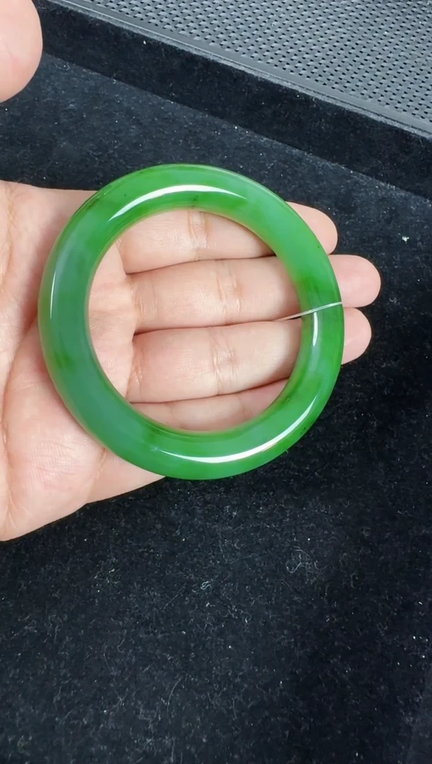 和田玉（碧玉）手镯未镶嵌约57.9MM