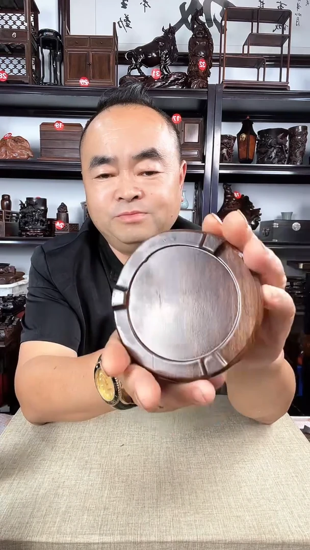 木实心圆老李红木工艺品