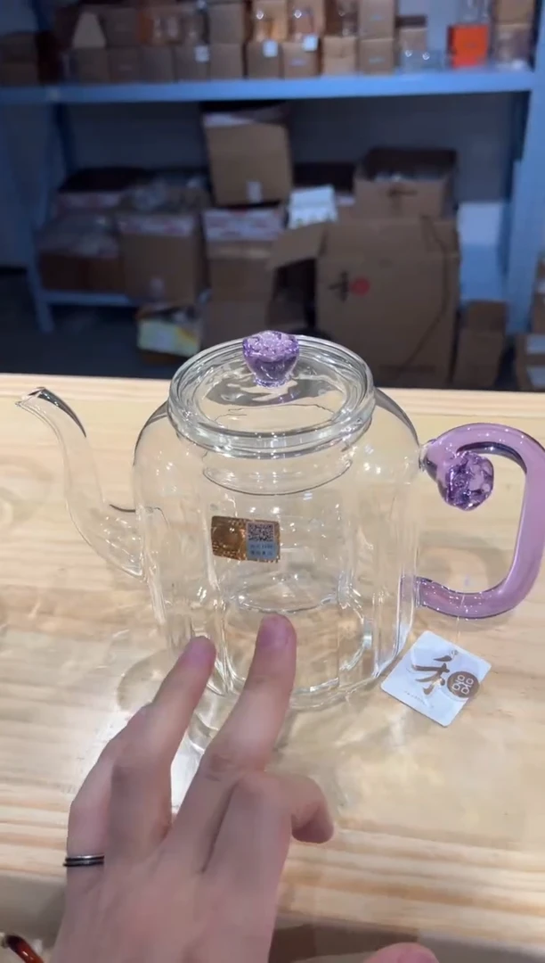 禾器-莲君壶-浅紫色+清莲壶浅紫