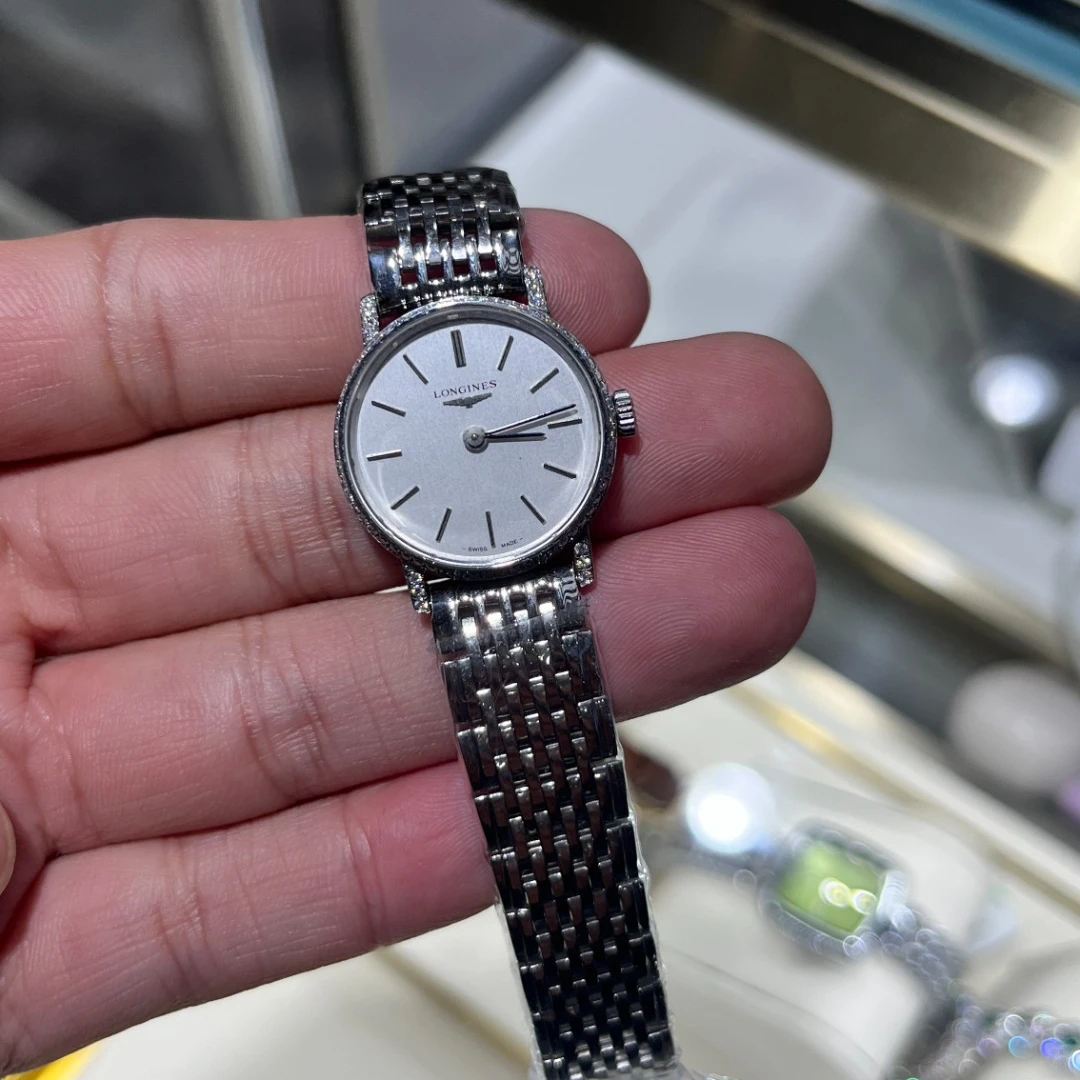 95新 Longines/浪琴 手动机械后钻22.5mm/公价32999/wh9097