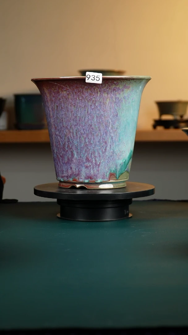 935窑变兰花盆22/20/24/21.5