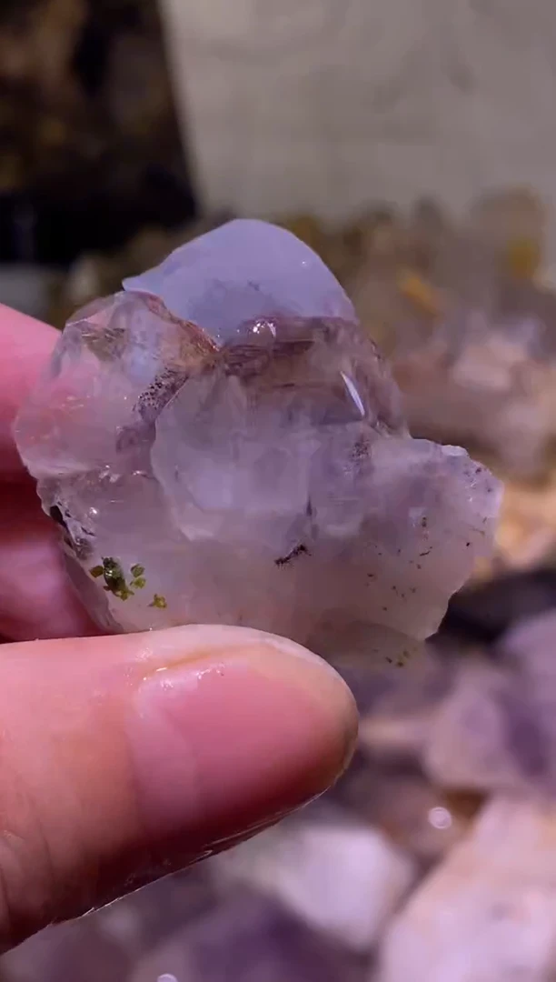 未镶嵌珠宝半成品水晶67号四川美姑超七花园水晶