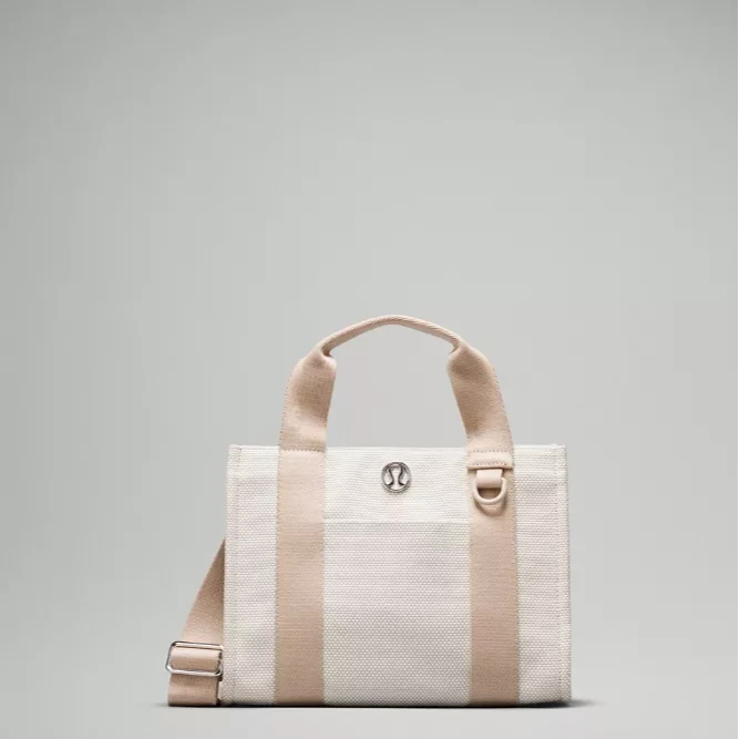 lululemon澳洲直邮迷你托特包Two-Tone Canvas Mini Tote Bag4.5L