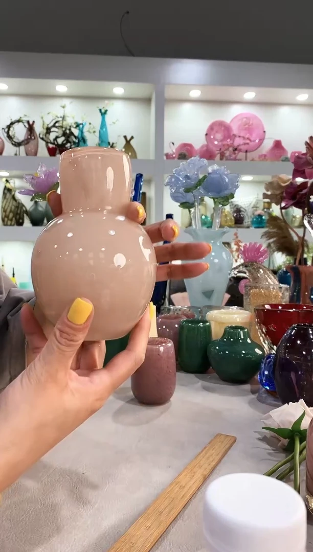 慕忆家手作琉璃花瓶