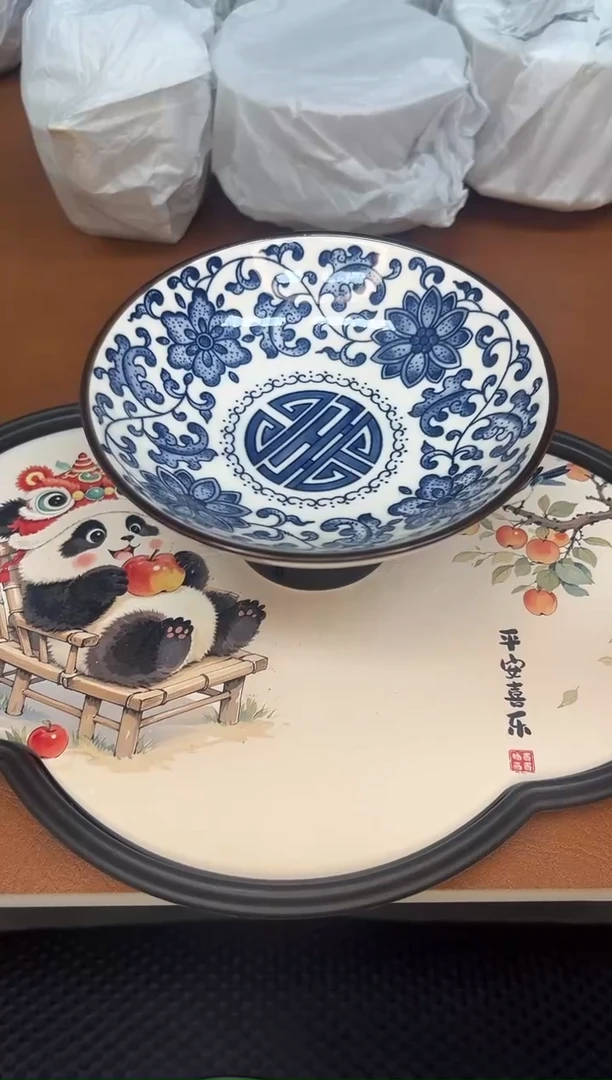 青花小果盘