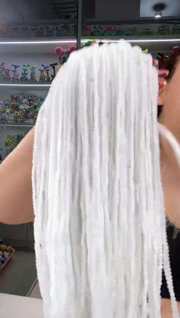 玻璃1102卡4水晶本色白玉10条