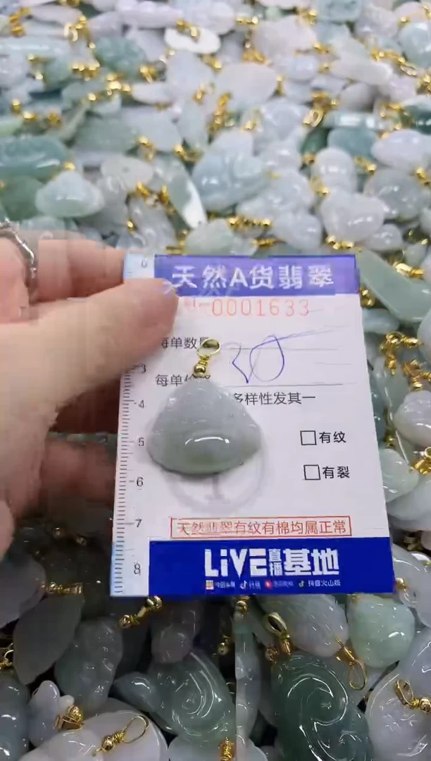 颈饰未镶嵌翡翠天然A货翡翠