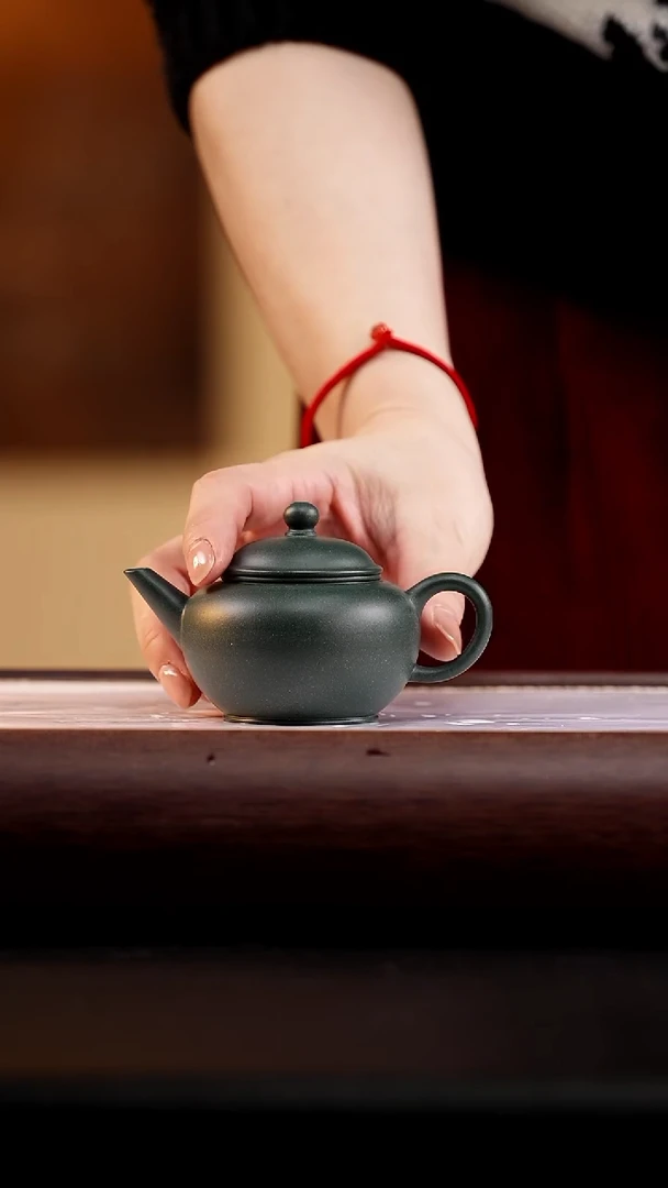 茶壶紫砂绿泥水平100cc