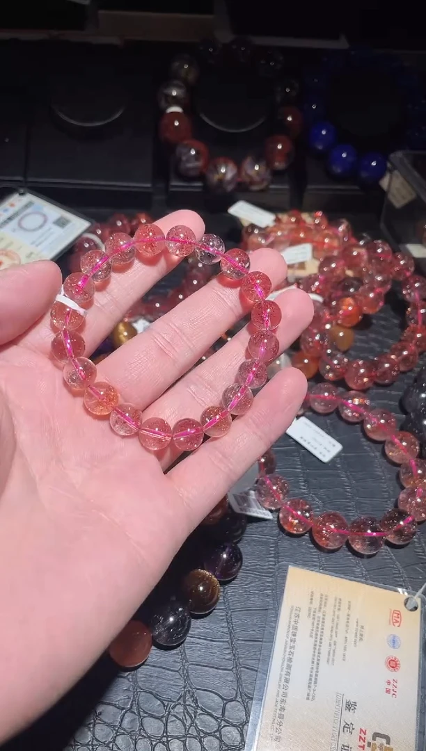 【闪购商品】水晶手链未镶嵌单圈金草莓A9