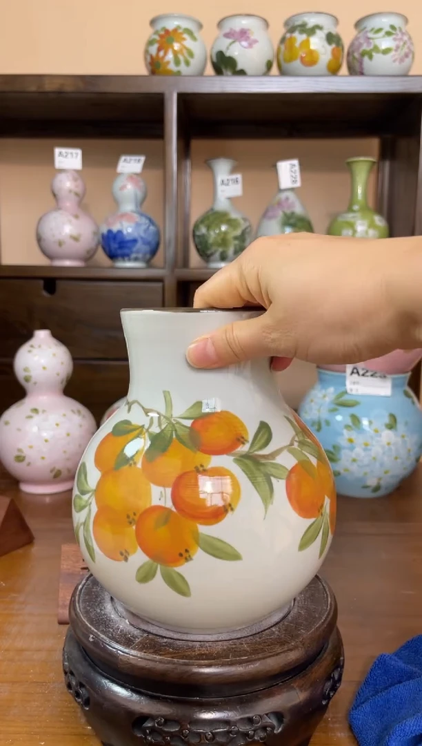 瓶景德镇手绘陶瓷花瓶 源头工厂