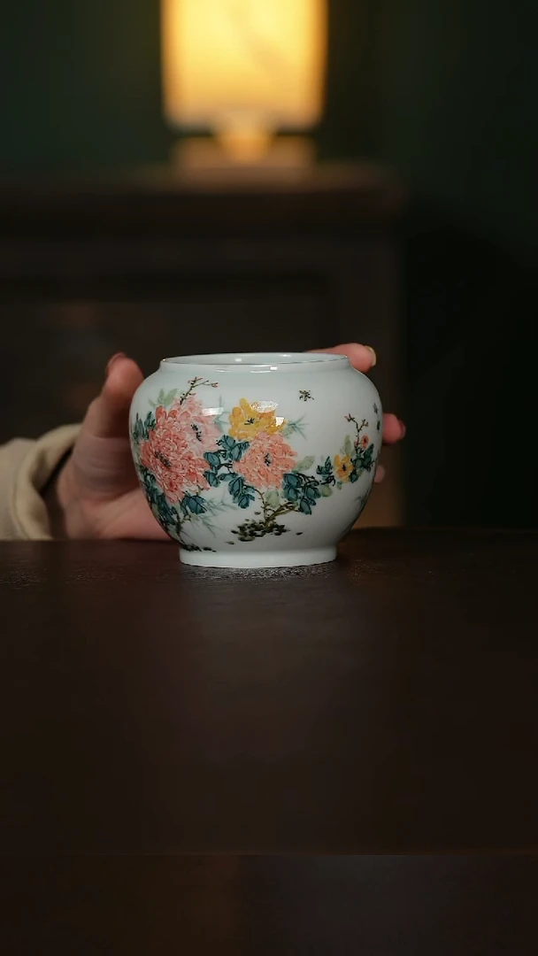 杯子陶景德镇陶瓷杯/碟/盘/碗