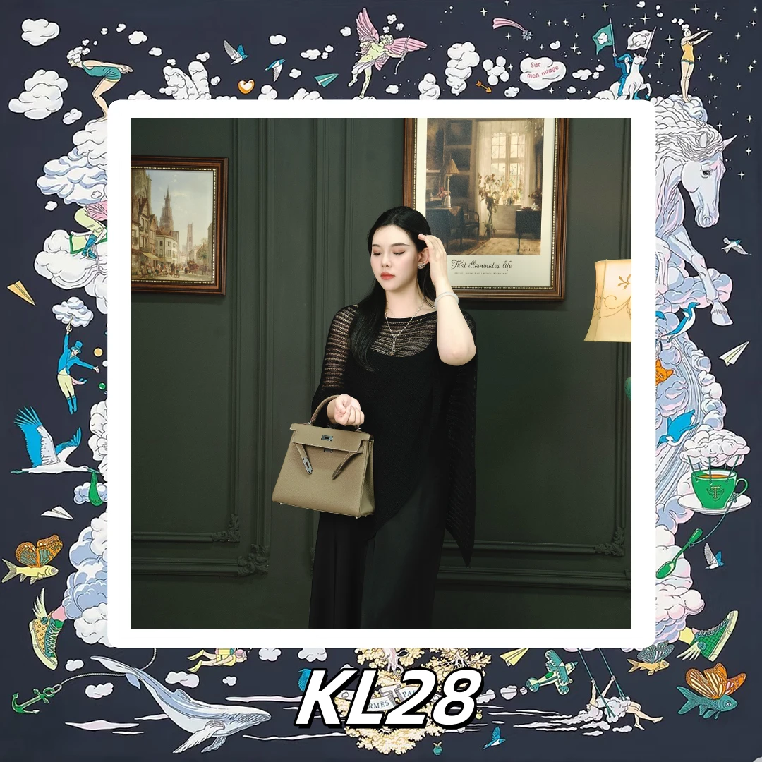 【KL28】全手工轻奢时尚款斜挎单肩手提商务高档经典女包