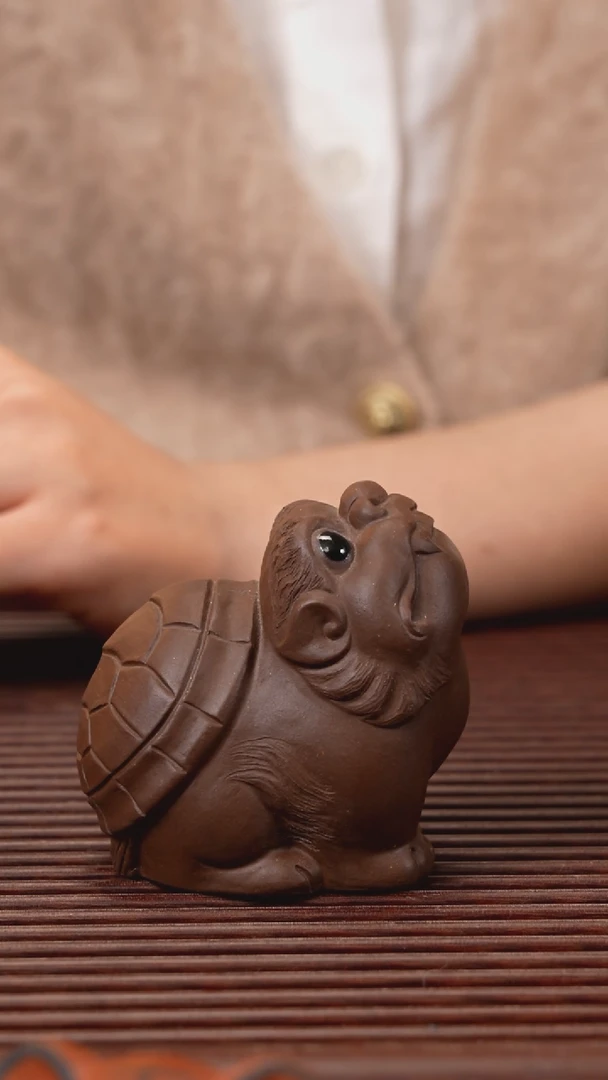 【闪购商品】紫砂茶宠望月小龙龟