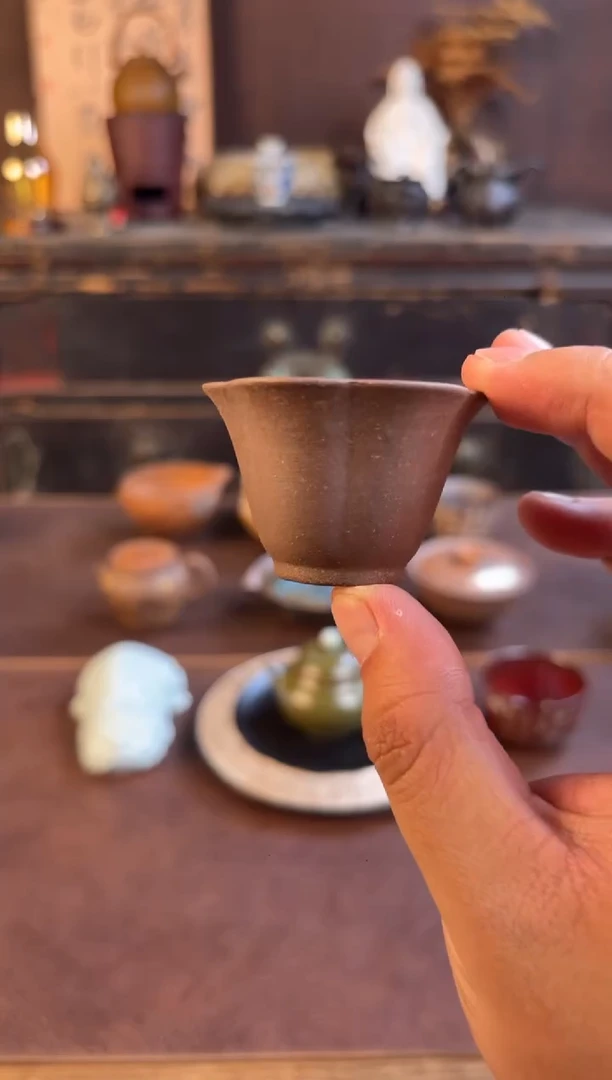 瓷片老岩泥小茶杯啊啊啊