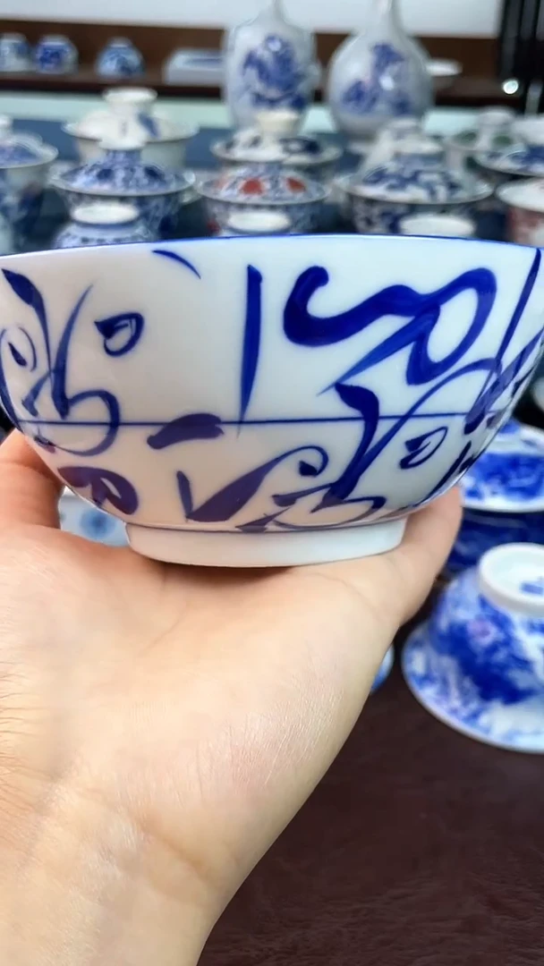 【闪购商品】微瑕   景德镇手工手绘茶具