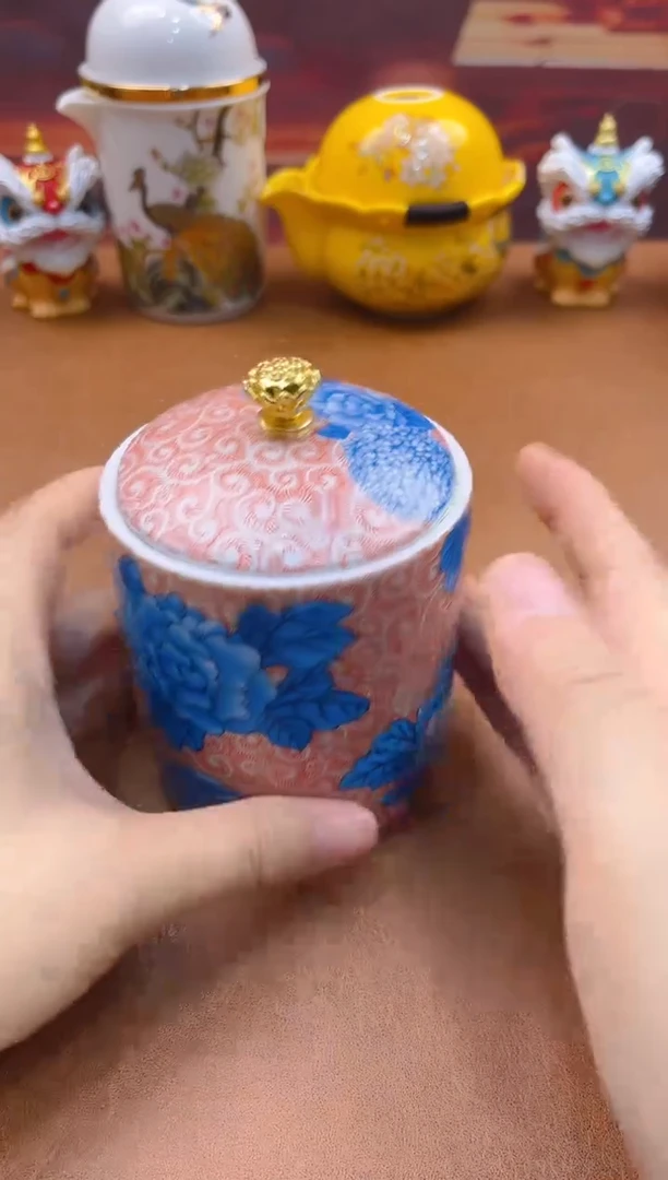 陶瓷茶具摆件旅行套组