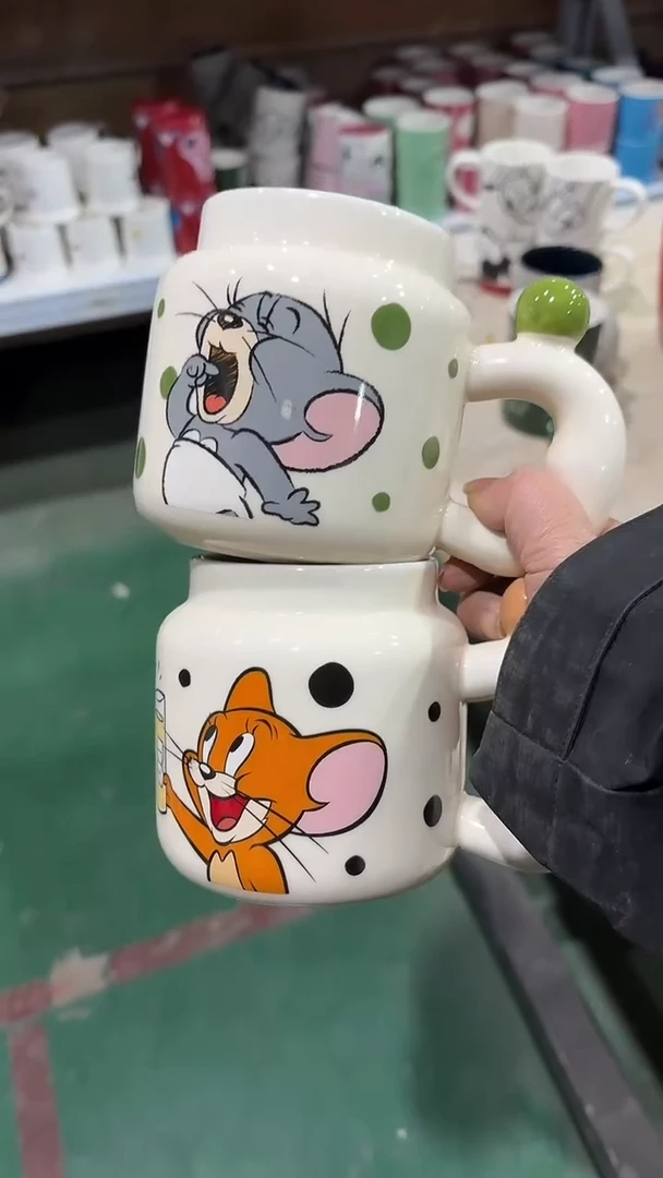 陶瓷手柄款家湖高温陶瓷杯 微瑕