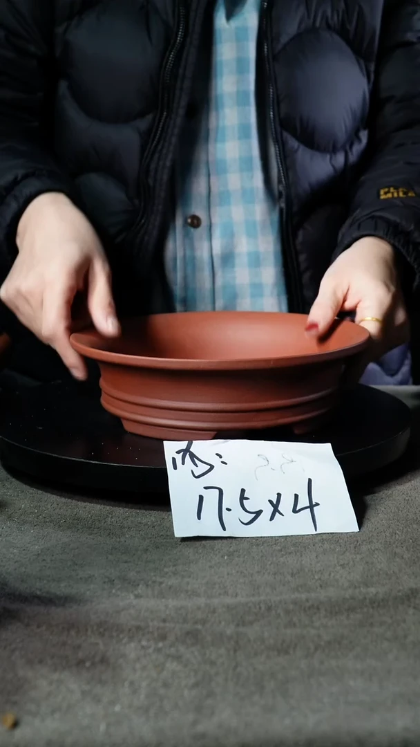 宜兴紫砂花盆小盆盆