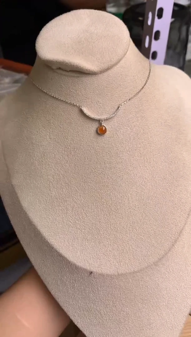 银S925镶嵌戒指翡翠项链17