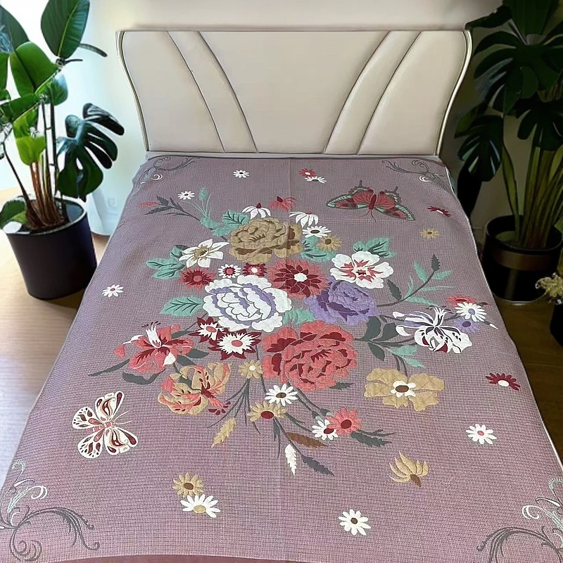 【五彩缤纷】2025新款加厚泡芙被1.5米多功能盖毯春秋被毛巾被盖毯