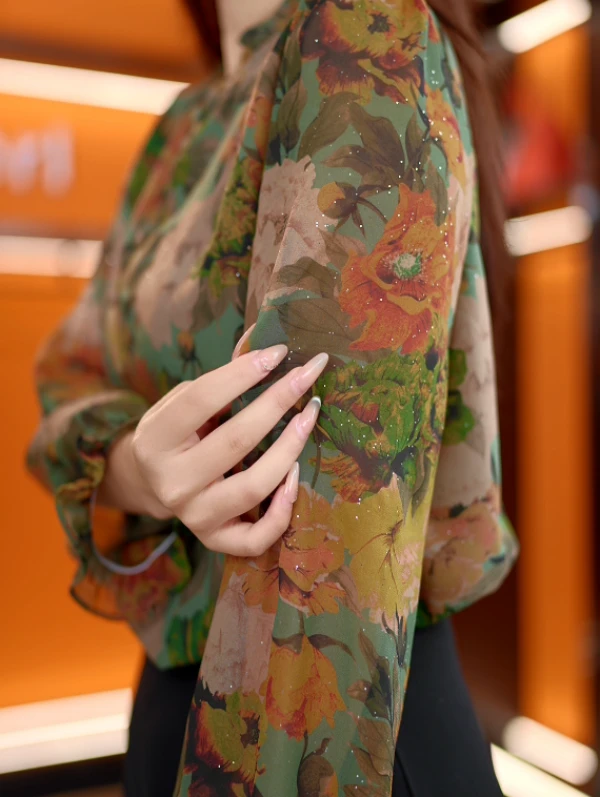 bk80100【出口原单】新中式国风设计感气质衬衫-静静