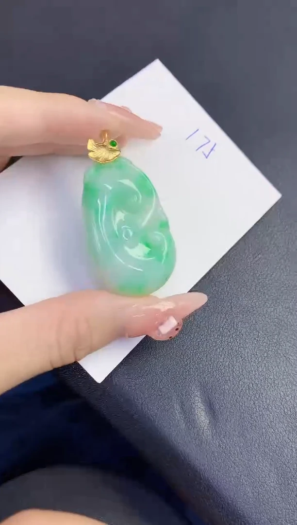 颈饰未镶嵌翡翠缅甸天然翡翠A货