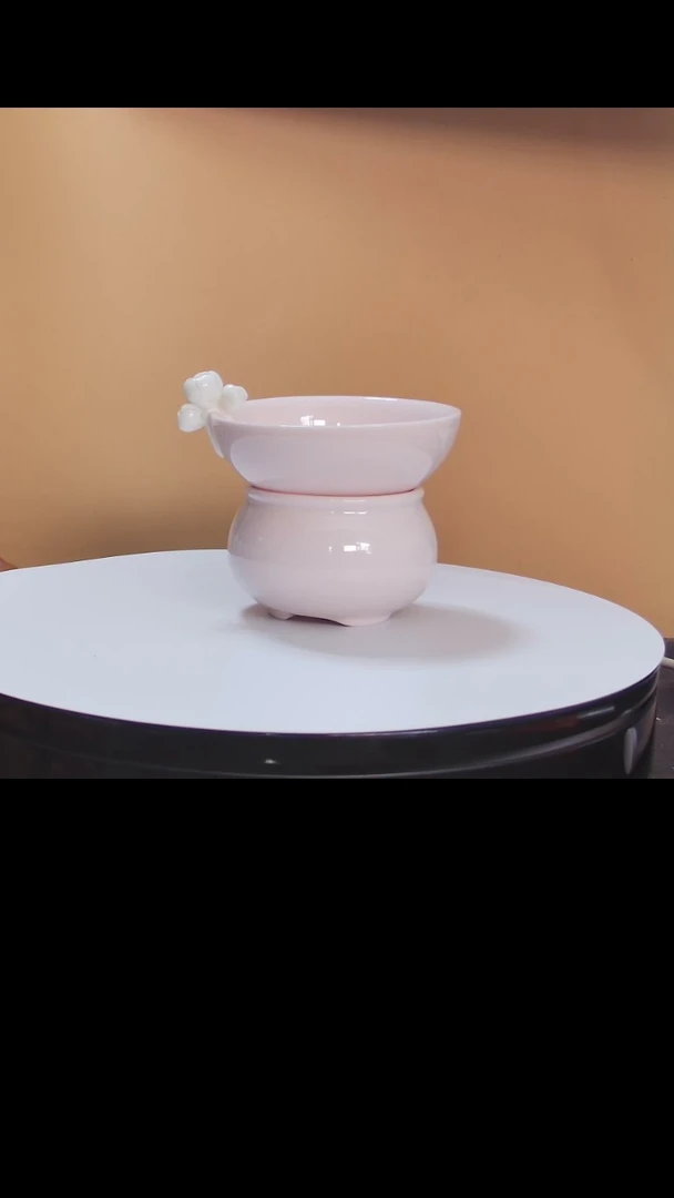 【闪购商品】粉色茶滤陶瓷一组