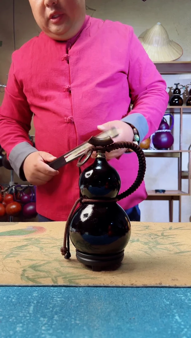 002--大漆酒葫芦--450ml左右