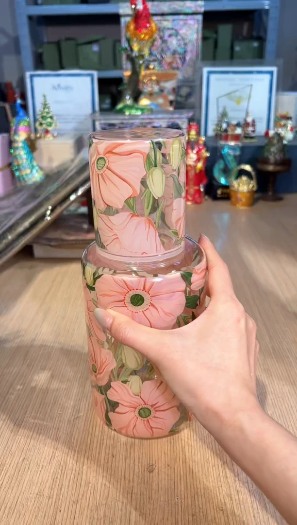 【闪购商品】杯14粉花冷水壶