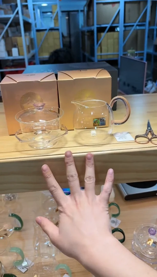 【闪购商品】禾器-畅然茶海-浅粉色+禾器沁莲盖碗浅粉
