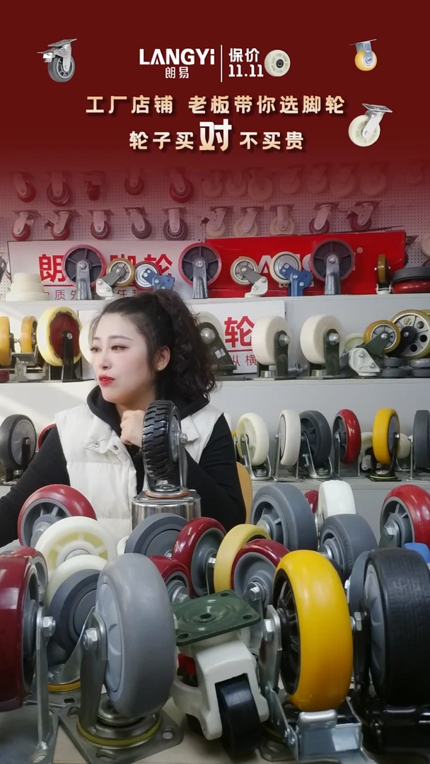 支架4寸定向4只万向4只