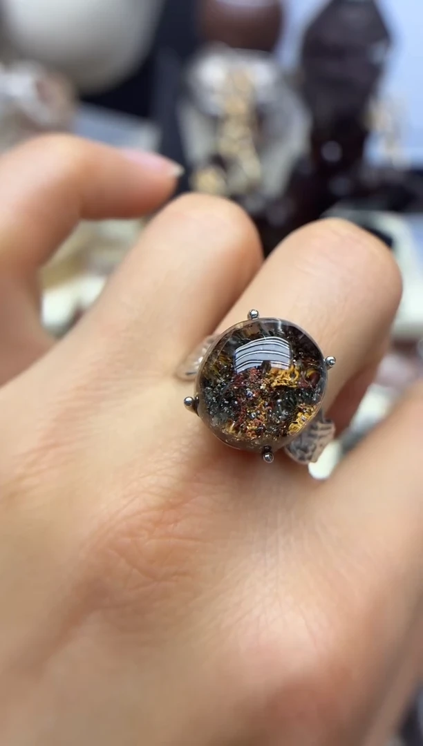 银S925镶嵌珠宝半成品水晶定制定制