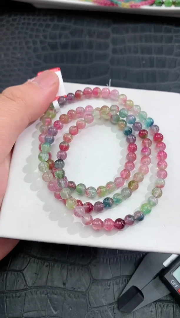 【闪购商品】碧玺手串未镶嵌多样性发一条