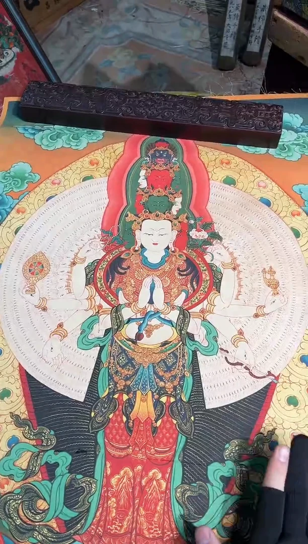 卷轴画天天的唐卡tk160