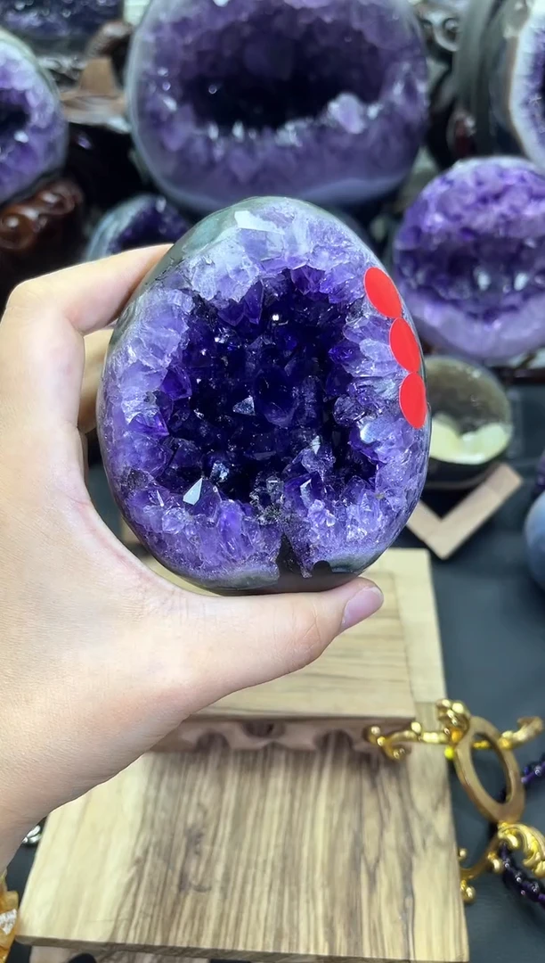 大型摆件（非配饰）未镶嵌紫晶259号龙蛋