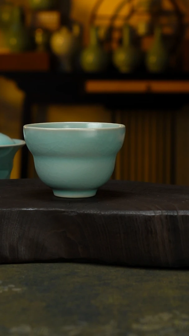 杯子瓷ᝰ**ꪝ福禄杯-微微不完美