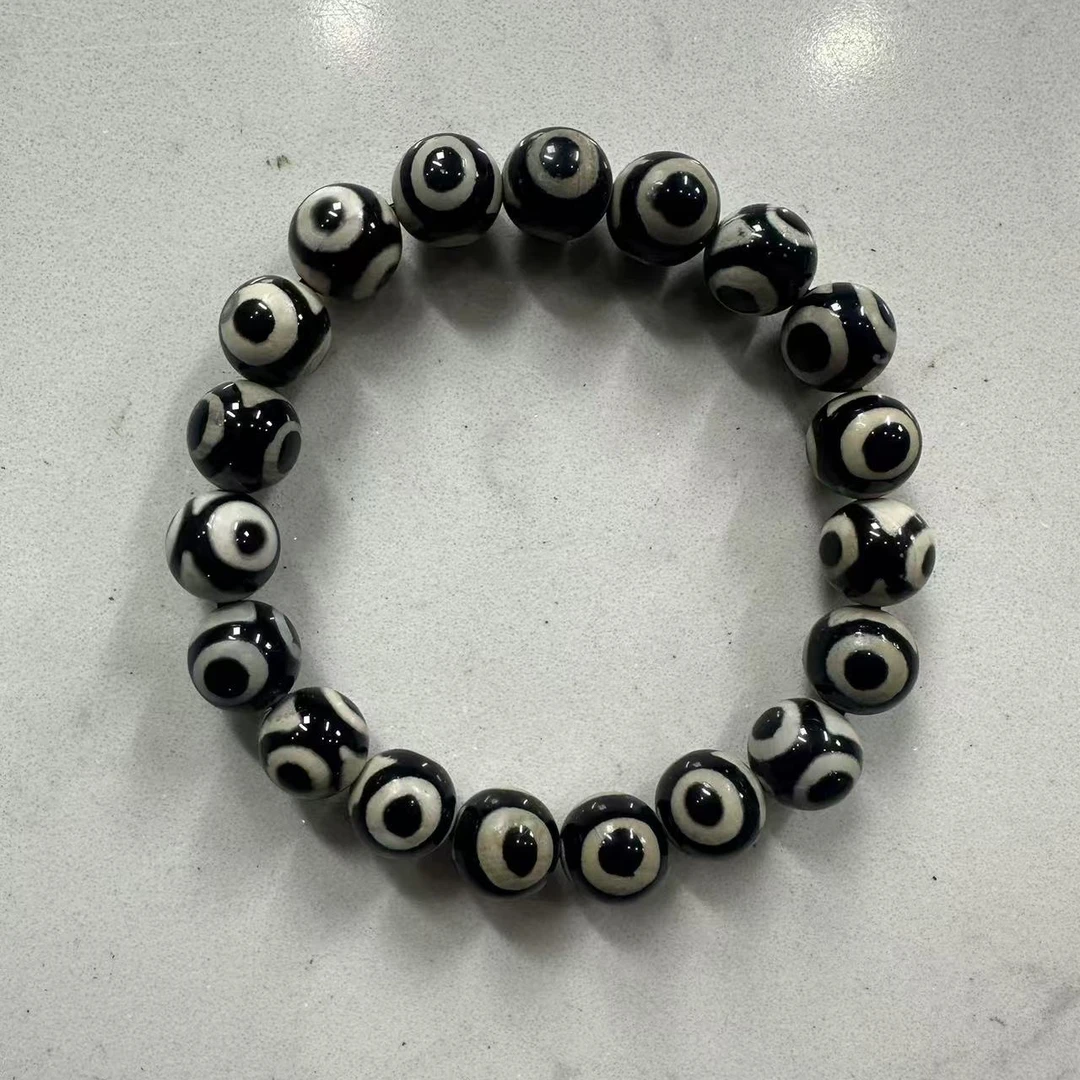 M23 藏式玛瑙1.0cm单圈手串