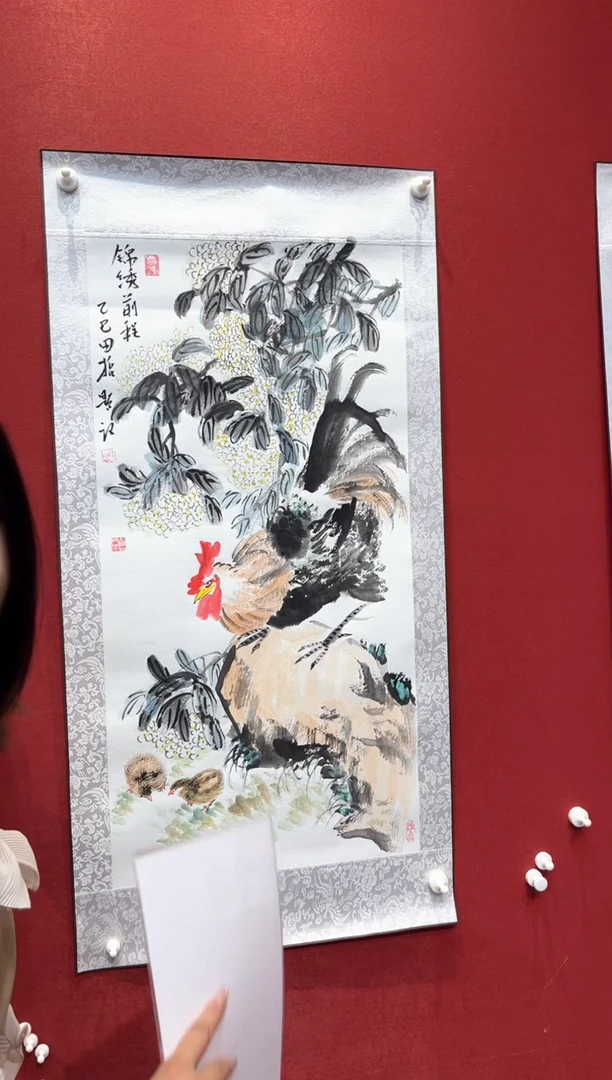 国画田哲老师现场创作 27